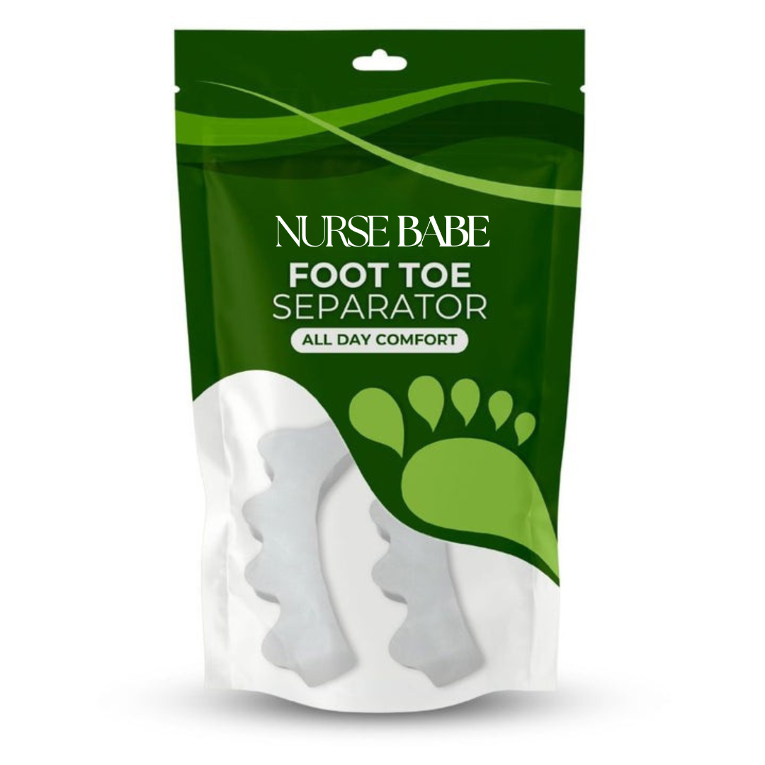Foot Toe Separator - Achieve Healthy Toes, Correct Bunions, Hammer Toes, and Relieve Foot Pain