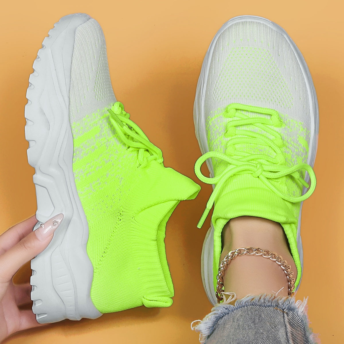 Ortho Cloud Women's Shoes (Lime Green)