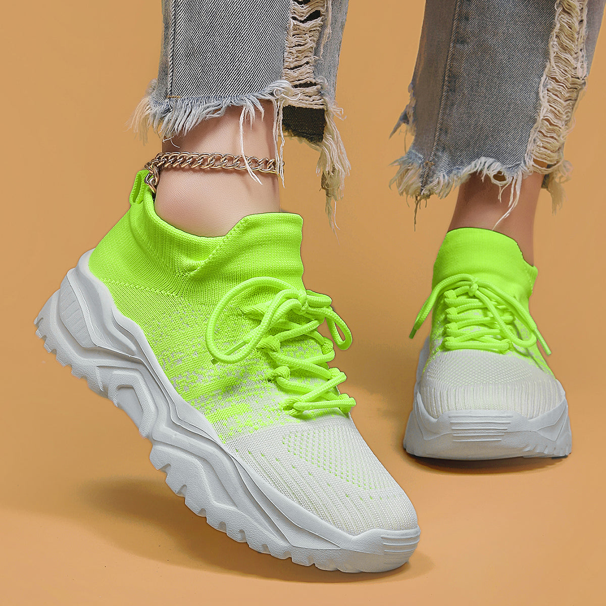 Ortho Cloud Women's Shoes (Lime Green)
