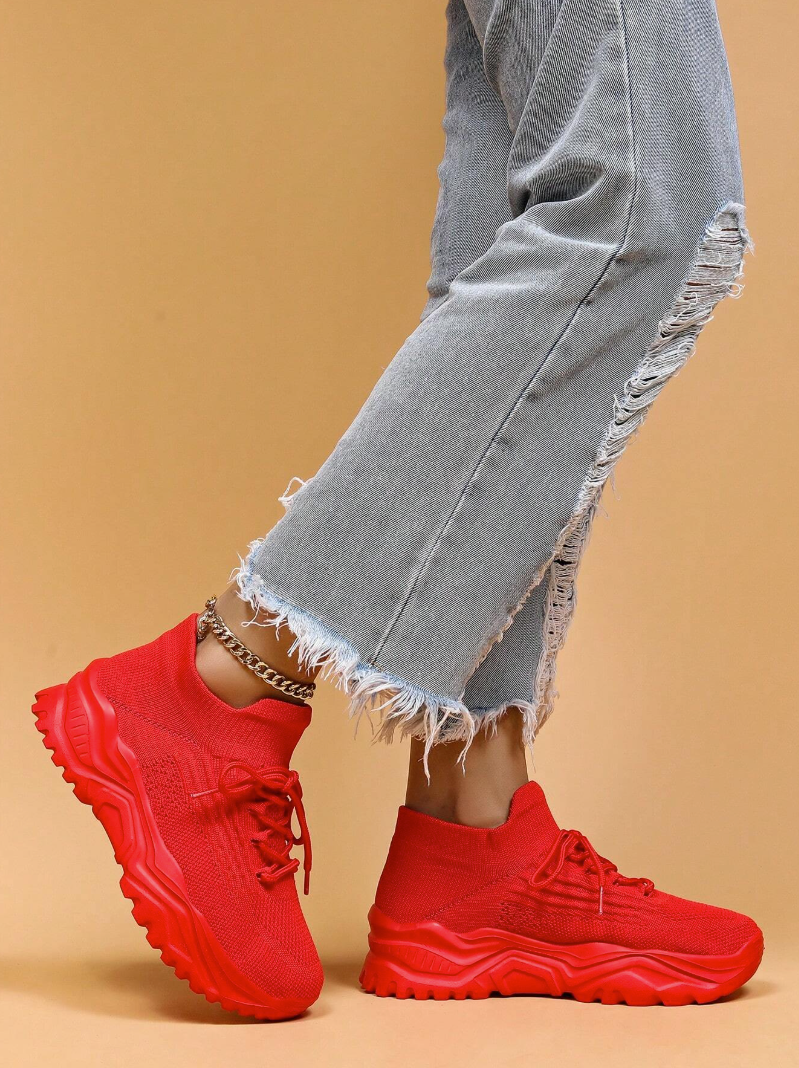 Ortho Cloud Women's Shoes (Cherry Red)
