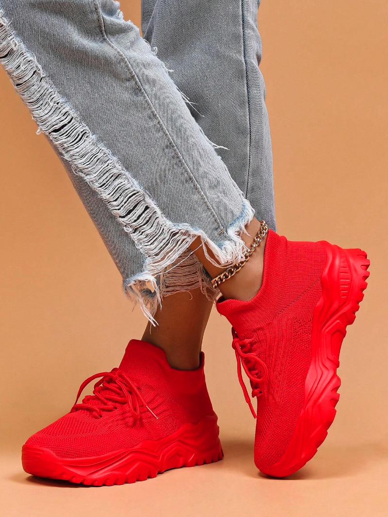 Ortho Cloud Women's Shoes (Cherry Red)