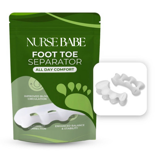 Foot Toe Separator - Achieve Healthy Toes, Correct Bunions, Hammer Toes, and Relieve Foot Pain